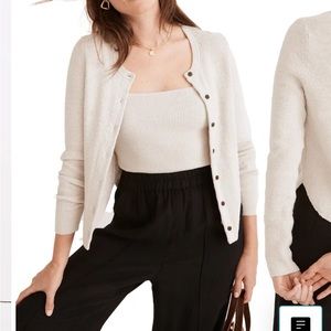Madewell Halstead Sweater with tank top